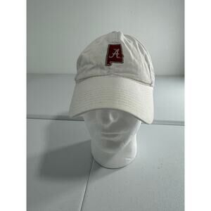 Alabama Crimson Tide NCAA Dad Hat Cap Cream Adjustable Strapback State Logo